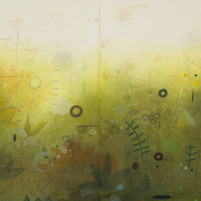 Emmi Whitehorse, Pressed flowers, 2023. Courtesy of Pippy Houldsworth Gallery