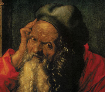 Albrecht Dürer. St. Jerome, 1521, detail. Oil on panel, 60 x 48 cm. Museu Nacional de Arte Antiga, Lisbon