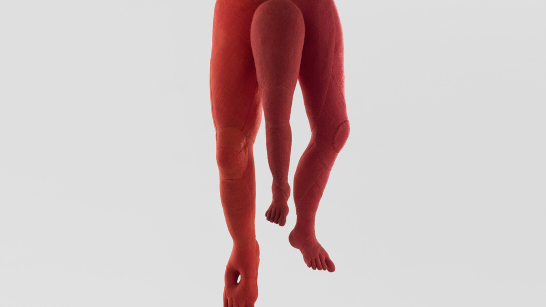 Louise Bourgeois (1911 - 2010), Legs 2001, Fabric, 76 x 34 x 22 1/2 inches, 193 x 86.4 x 57.2 centimeters ©The Easton Foundation