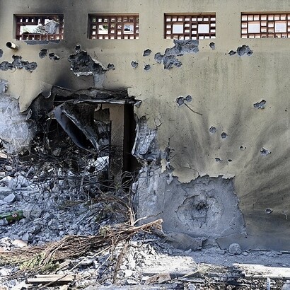 Gaza après une offensive surprise coordonnée sur Israël, octobre 2023 