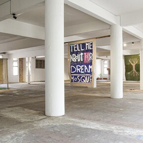 Fredj Moussa, Tell me about your dream mosque, exhibition view. Courtesy of Selebe Yoon Gallery