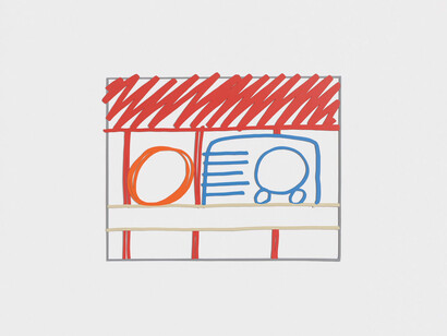 Tom Wesselmann, 1964 radio edition, 1992. Avec l'aimable autorisation de Galerie Lelong & Co