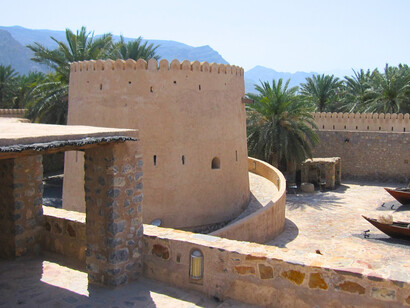 The Khasab Castle is a 17th-century fort originally built (and later expanded) by the Portuguese to control the Strait of Hormuz
