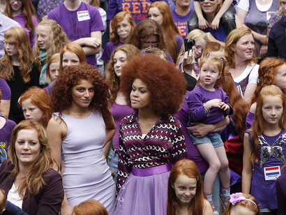 Women in purple
