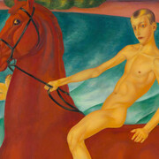 K.S. Petrov-Vodkin, Bathing of the red horse (detail), 1912. Courtesy of New Tretyakov Gallery