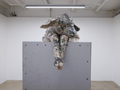 Karlīna Mežecka, Stare up at me. “Veries manī”, exhibition view. Courtesy of Kim? Contemporary Art Centre