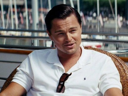 Leonardo Dicaprio en «El lobo de Wall Street» (2013), de Martin Scorsese