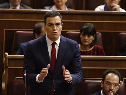 Pedro Sánchez, secretario general del PSOE