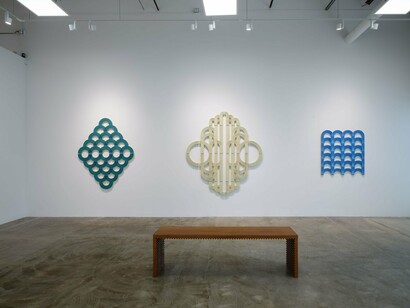 Ryan Goolsby, current, exhibition view. Courtesy of Erin Cluley Gallery