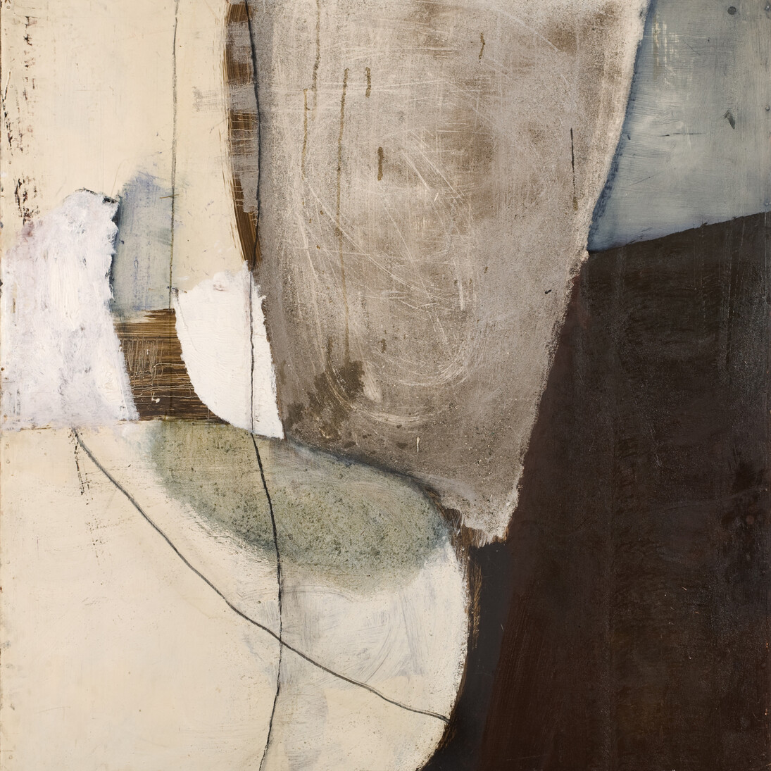 Sandra Blow, Painting 1962, 1962, Towner, Collection Store, 8r rev
