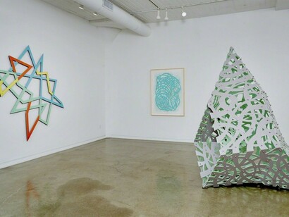Linda Fleming. Aerious, Exhibition view. Courtesy of Brian Gross Fine Art