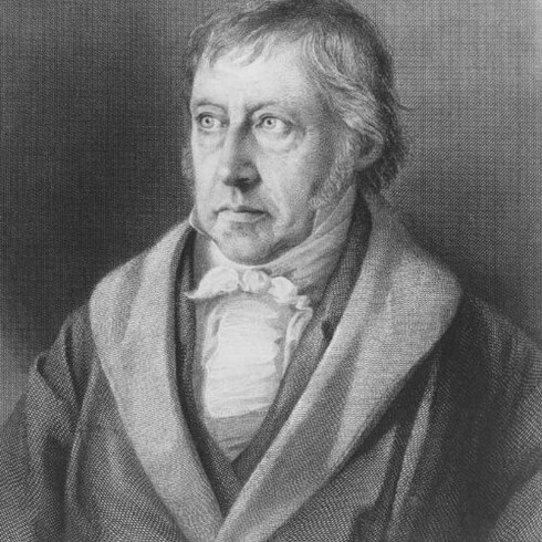 G.W.F.Hegel (1770-1831), incisione di Lazarus Sichling da una litografia di Julius L. Sebbers