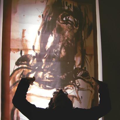 "Abbozzo pittorico m. Igor Borozan", libro d'arte, anno 2009