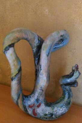 Divertissment, ceramica smaltata, 20x50x30, 2017