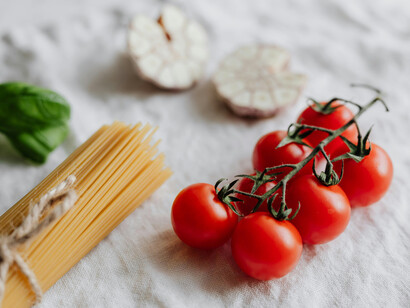 A collection of classic Italian ingredients