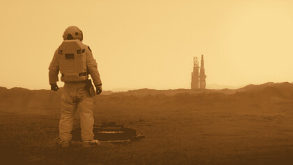 Marte viene rappresentato senza alcun reale interesse né fascino