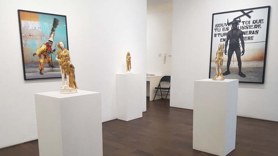 Claire Partington and Charles Freger. Courtesy of James Freeman Gallery