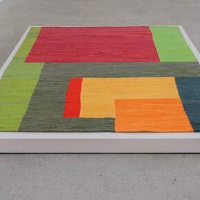 Installation View, Carpets of Eden, Gardens of Fantasy, 2024. Courtesy of Leila Heller Gallery