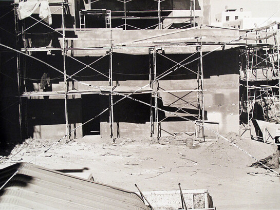 Thomas Barrow, f/t/s Cancellations - Art Site , 1977, Toned gelatin silver print, 47 x 62 cm, Courtesy Galerie Anne de Villepoix, Paris