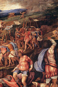 Battista Franco detto il Samolei, La battaglia di Montemurlo, particolare 