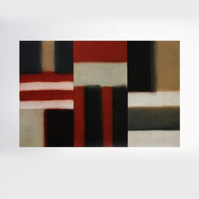 Sean Scully, 2011, Signed limited edition 12/44, etching and aquatint, 44x35 in with frame