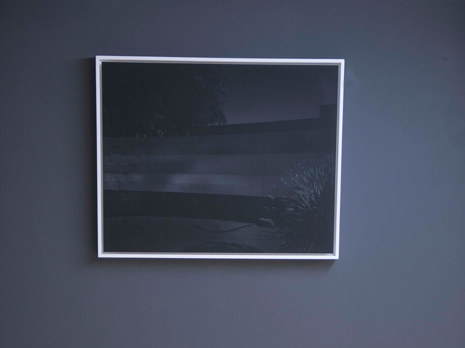 Jean-Claude Pondevie / Untitled, (cal14jcp-040). 2014, Pigment print on Hahnemülhe cotton paper on aluminium, wood frame. 57 x 71 cm