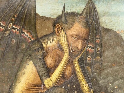 Descent of Christ into Limbo, Bartolomé Bermejo, 1475