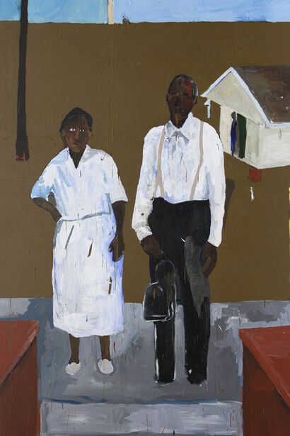 Henry Taylor, Queen & king (detail), 2013. Courtesy of the artist and Hauser & Wirth © Henry Taylor