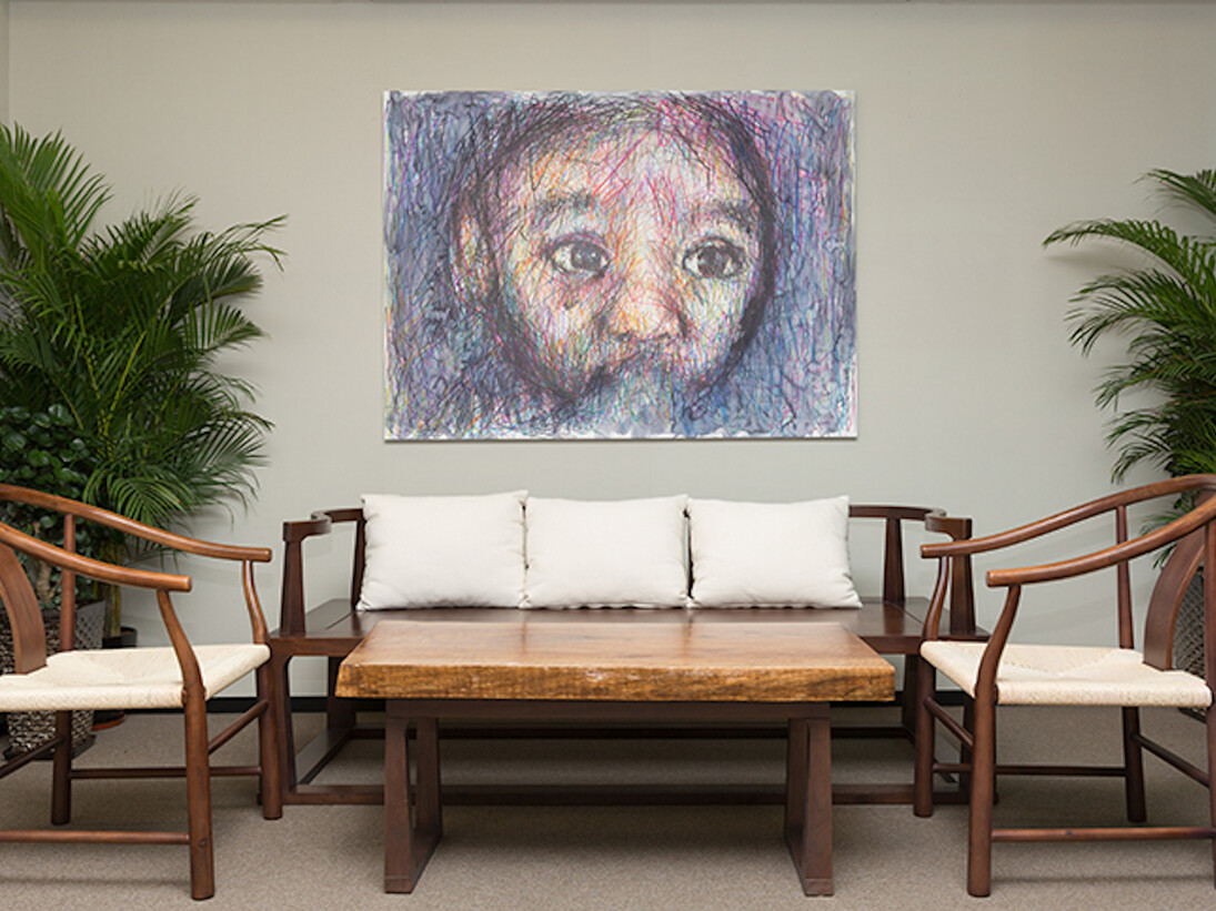 Francesco Clemente, Exhibition view. Courtesy of Galerie Templon