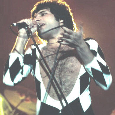 Freddie Mercury, (1977). Abiti di scena.