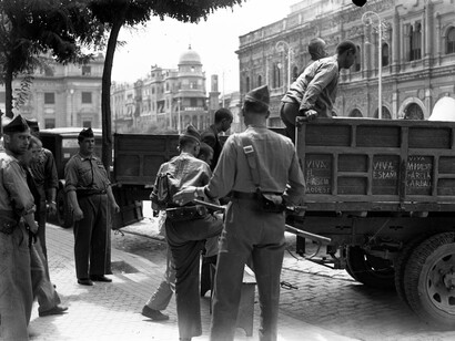 Detenidos durante la dictadura franquista en Sevilla
