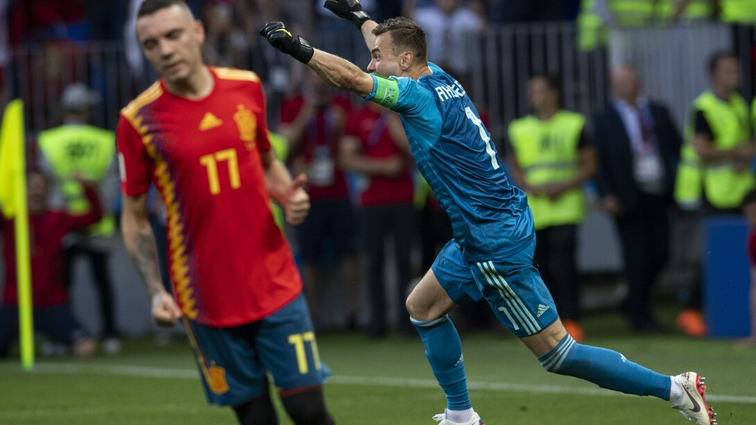 Aspas tras fallar su penalti