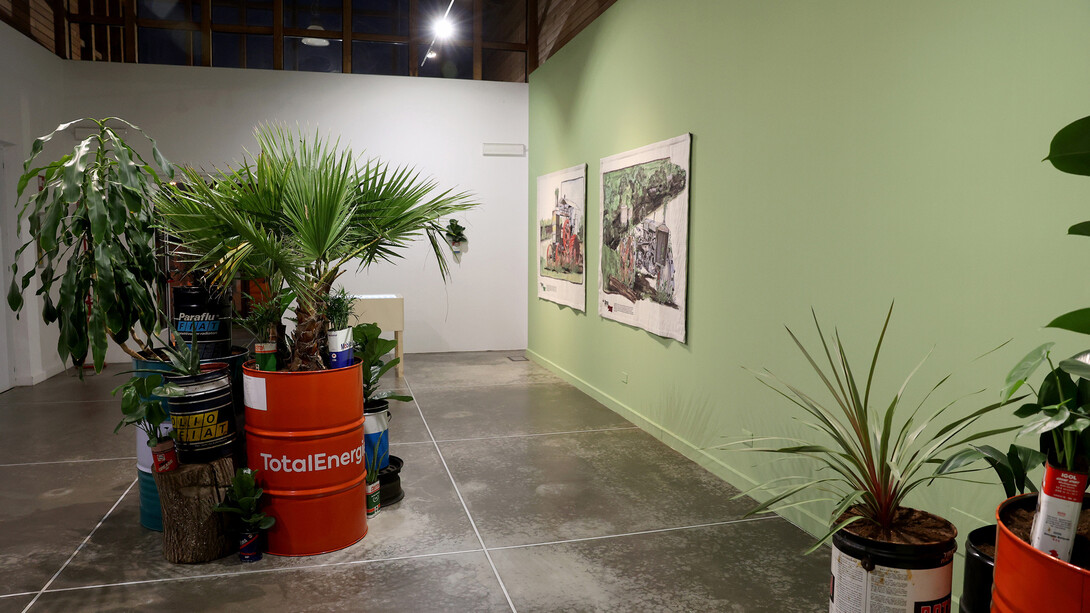 Adrián
Balseca, Cambio de fuerza, exhibition view. Courtesy of PAV Parco Arte
Vivente