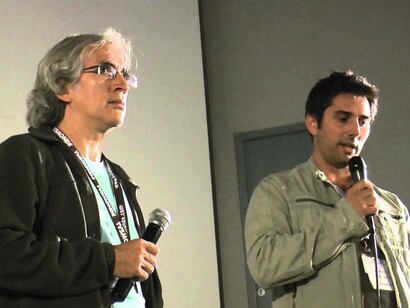 El director Víctor Arregui y el actor Manuel Calisto