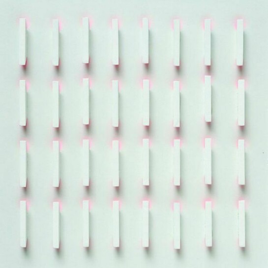 Luis Tomasello, Atmosphère Chromoplastique No. 1025, 2013, acrylic on wood, 39 x 39 x 4.5 cm