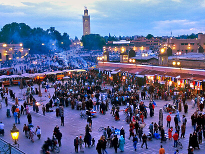 Jemaâ El Fna Place in Marrakesh