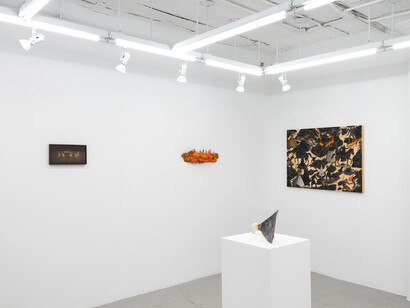 Various artists, Friends in both places, exhibition view. Courtesy of Nicelle Beauchene Gallery