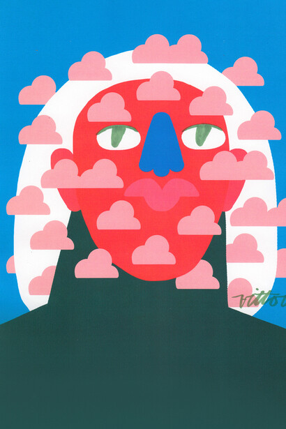 Amber Vittoria describes her work as colourful, bold, relatable, soft and welcoming