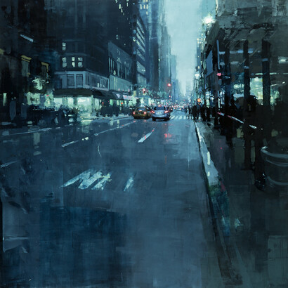Jeremy Mann. New York no 10, 76x76