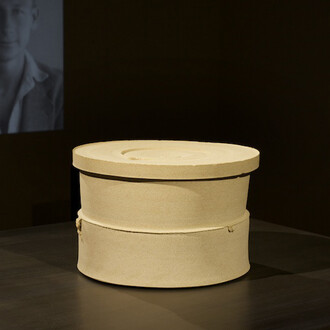 Julian Stair, Reliquary for a Common Man, 2012, Installation view, Legacy at Crafts Council fair Collect at Saatchi Gallery © Sophie Mutevelian