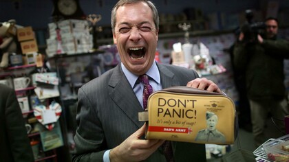 Nigel Farage, punta de lanza de los partidarios del «brexit»