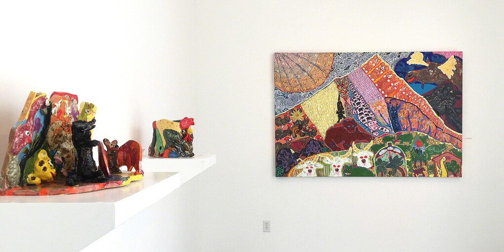Maija Peeples-Bright, Exhibition view. Courtesy of Transmission Gallery
