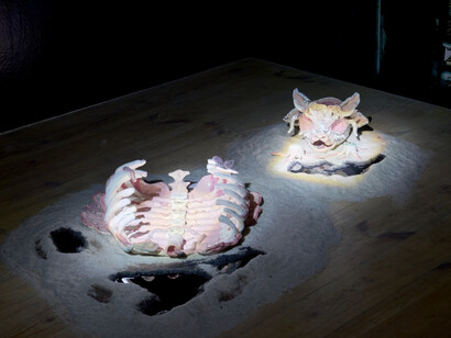 Various artists, Bleed through, exhibition view. Courtesy of Galerie 35M2