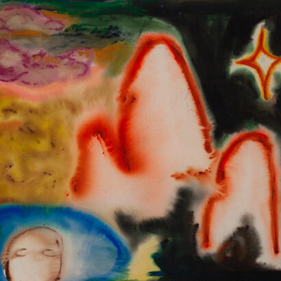 Velma Rosai Makhandia, Hidden people praying for 1000 suns' (detail), 2026. Courtesy of Union Pacific