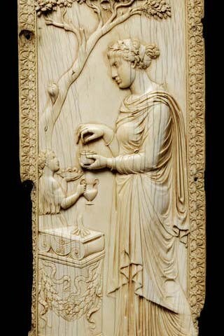The Symmachi Panel, about 400 AD, Italy. Museum no. 212-1865. © Victoria and Albert Museum, London