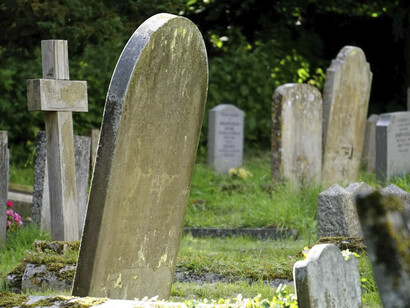 Lápida de hormigón