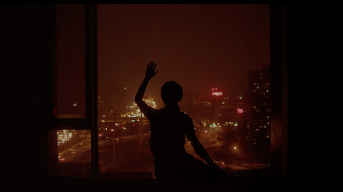 Cécile B. Evans, Production Still: Amos‘ World, Episode One, 2017. Courtesy the artist and Galerie Emanuel Layr, Vienna
