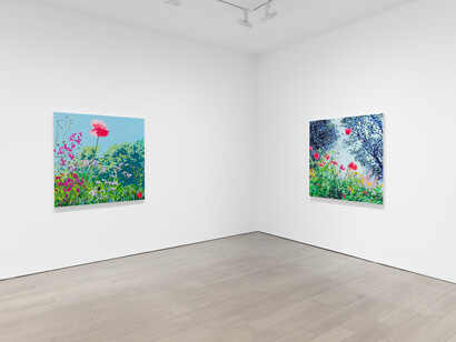 Isca Greenfield-Sanders, The language of flowers, exhibition view. Courtesy of Miles McEnery Gallery