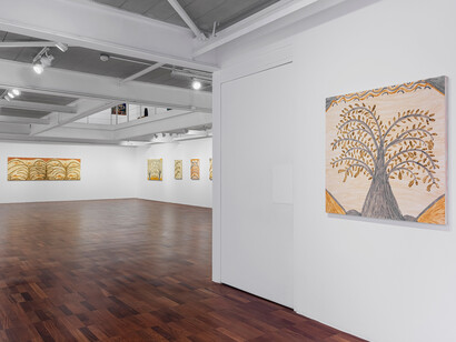 Navegante Tremembé, Memories of Earth, vista da exposição. Cortesia da Galeria Estação