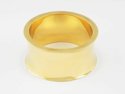 Tevas, 18 ct yellow gold bangle